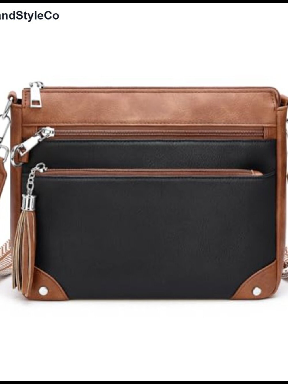 Anti Theft Crossbody Purse Women RFID Shoulder Bag Travel Faux Leather